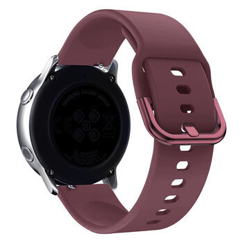 Silikonový řemínek pro chytré hodinky Samsung Galaxy Watch 6 40 mm - Vínový