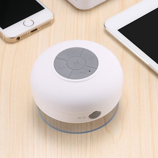Prenosny Vodeodolny Bluetooth Reproduktor Do Sprchy Bily Student
