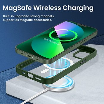 MagSafe silikonový kryt pro Samsung Galaxy S23 Ultra 5G - černý