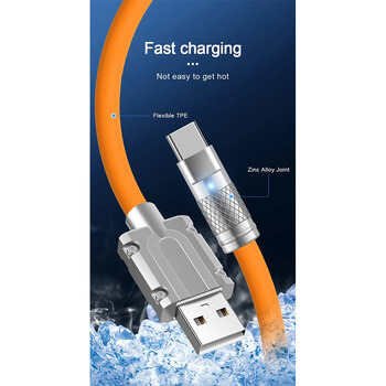 Odolný multifunkční kabel 3v1 s konektory Micro USB, USB-C a Lightning - bílý