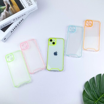 Svítící ochranný obal pro Apple iPhone 14 Pro - zelený