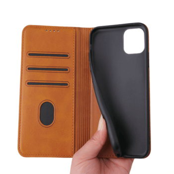 Magnetické flipové pouzdro s prostorem na karty pro Apple iPhone 13 Pro - černé