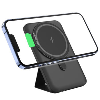 Magnetická bezdrátová nabíječka MagSafe 5000 mAh černá