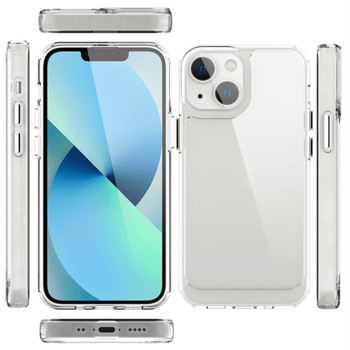 Super odolný ochranný silikonový obal pro Samsung Galaxy S23 Ultra 5G - průhledný