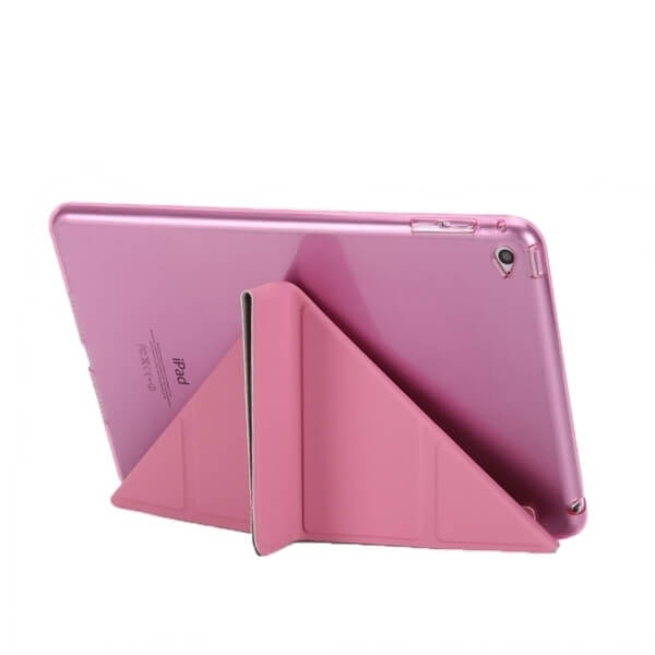2v1 Smart flip cover + zadní silikonový ochranný obal pro Apple iPad Air 2 9.7" - růžový