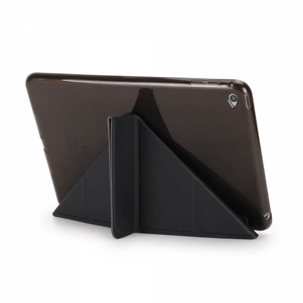 2v1 Smart flip cover + zadní silikonový ochranný obal pro Apple iPad 9.7" 2017 (5. generace) - černý