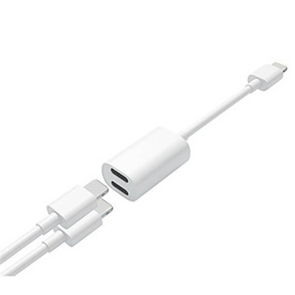 Redukce Double Lightning pro Apple iPhone 7, 8, X, XS a další