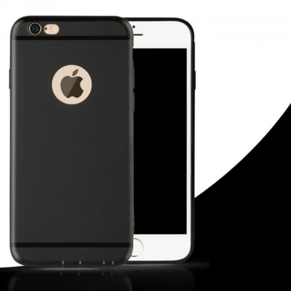 Silikonový matný obal pro Apple iPhone X/XS - černý