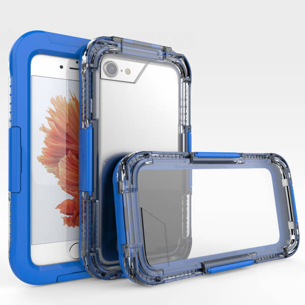 Vodotěsný ochranný obal pro Apple iPhone 8 - modrý