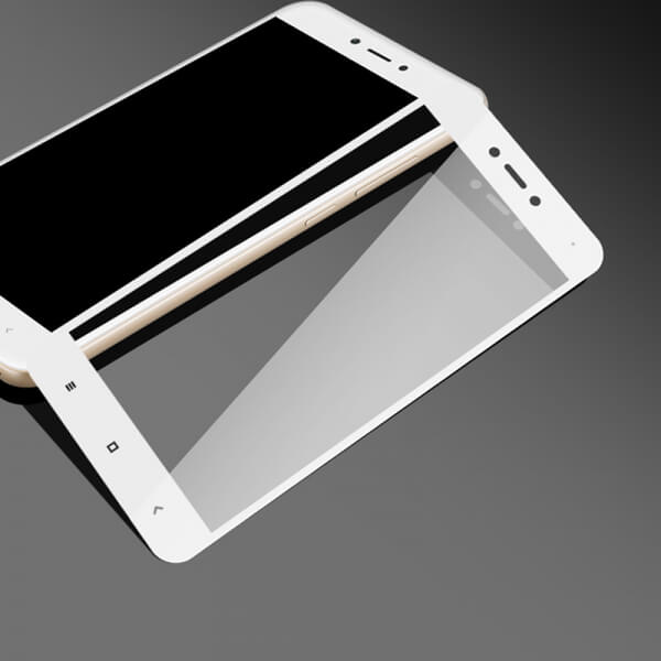 3D ochranné tvrzené sklo s rámečkem pro Xiaomi Redmi 5A - bílé