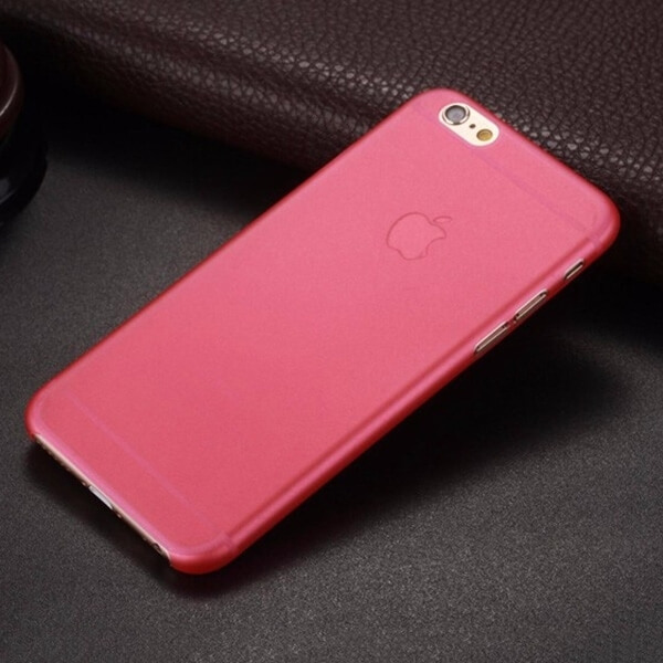 Ultratenký plastový kryt pro Apple iPhone 6/6S - červený