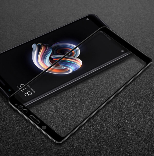 3D ochranné tvrzené sklo s rámečkem pro Xiaomi Redmi Note 5 Global - černé