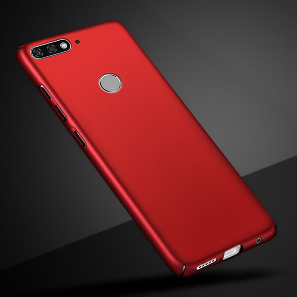 Ochranný plastový kryt pro Huawei Y7 Prime (2018) - červený