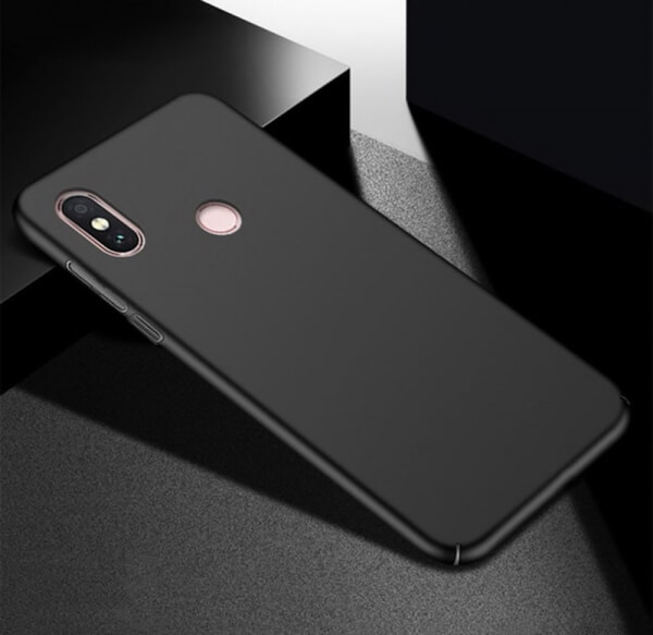Silikonový matný obal pro Xiaomi Mi A2 Lite - černý