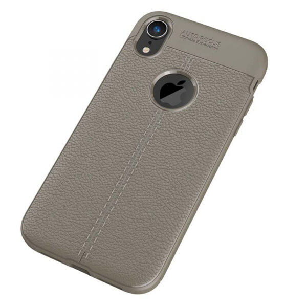 Luxusní silikonový ochranný obal pro Apple iPhone XR - šedý