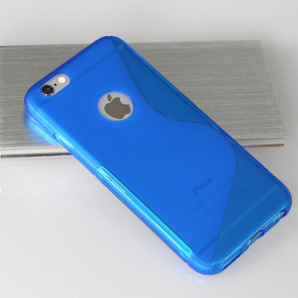 Silikonový ochranný obal S-line pro Apple iPhone 6 Plus/6S Plus - modrý