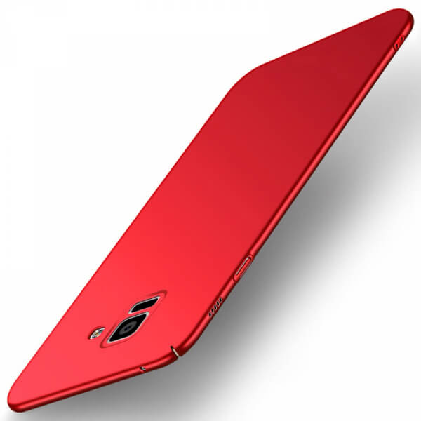Ochranný plastový kryt pro Samsung Galaxy A8 2018 A530F - červený