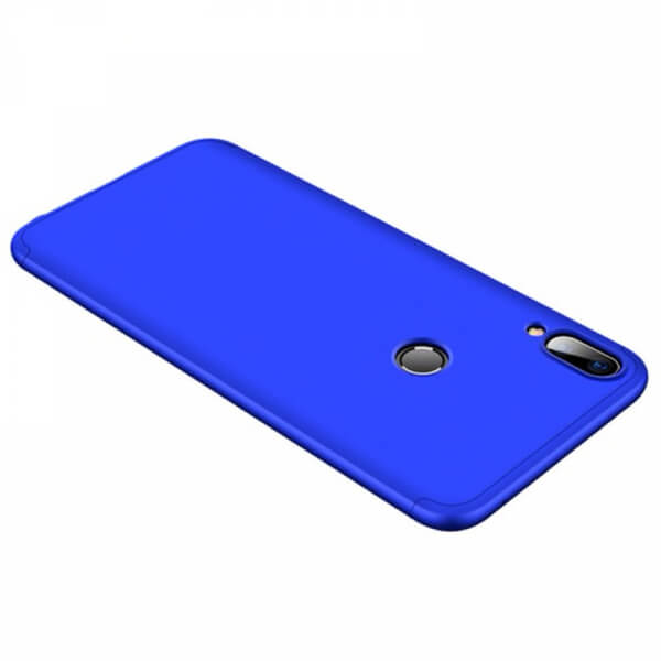 Ochranný 360° celotělový plastový kryt pro Asus Zenfone Max Pro M2 ZB631KL - modrý