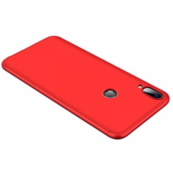 Ochranný 360° celotělový plastový kryt pro Asus Zenfone Max Pro M2 ZB631KL - červený