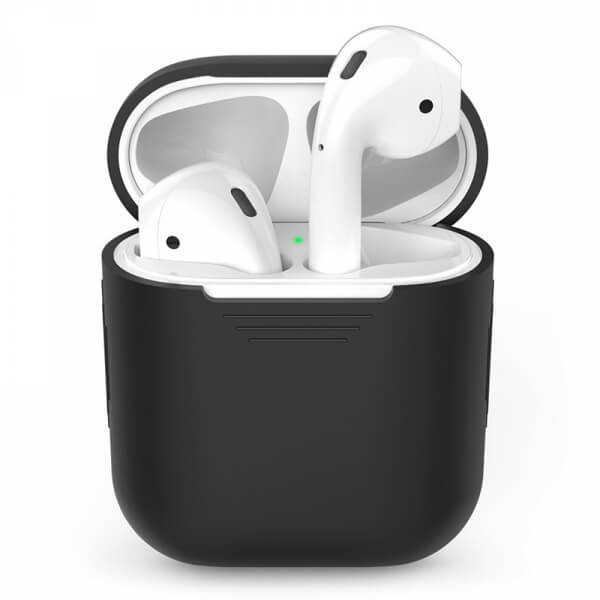 Silikonové ochranné pouzdro pro Apple AirPods 1.generace (2016) - černé