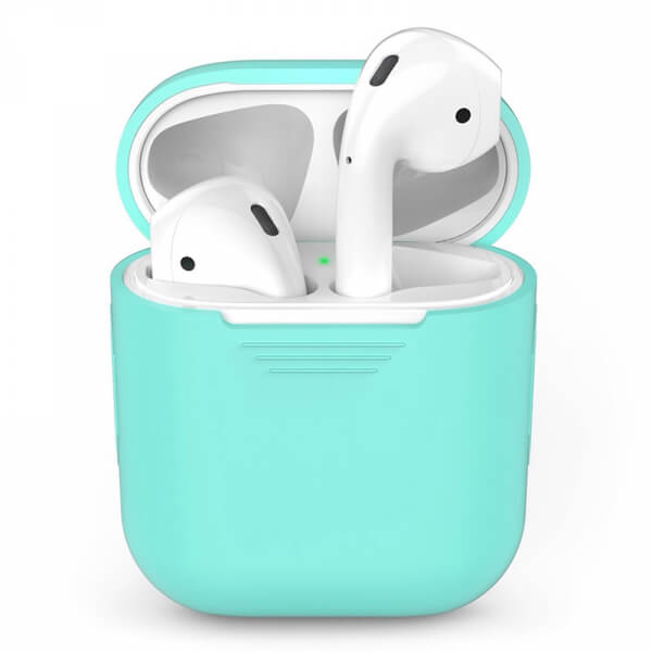 Silikonové ochranné pouzdro pro Apple AirPods 1.generace  - světle modré