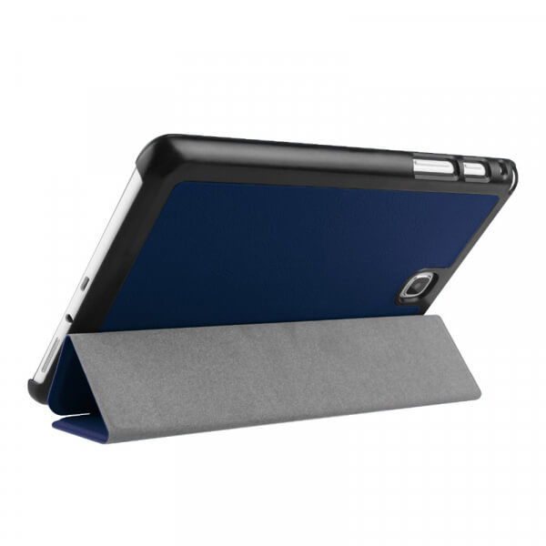 2v1 Smart flip cover + zadní plastový ochranný kryt pro Samsung Galaxy Tab A 10.1 2018 (T590) - tmavě modrý