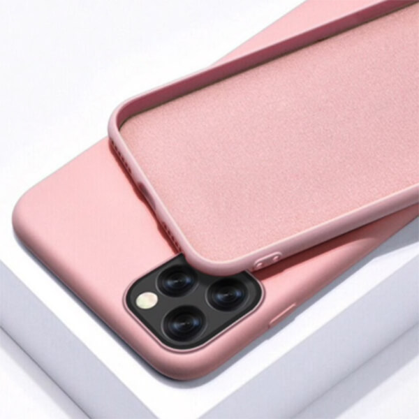 Extrapevný silikonový ochranný kryt pro Apple iPhone 11 Pro - světle růžový