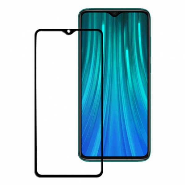 3x 3D ochranné tvrzené sklo s rámečkem pro Xiaomi Redmi Note 8 Pro - černé - 2+1 zdarma