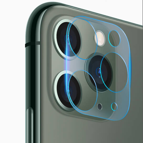 3x Ochranné sklo pro objektiv fotoaparátu a kamery pro Apple iPhone 11 Pro Max - 2+1 zdarma