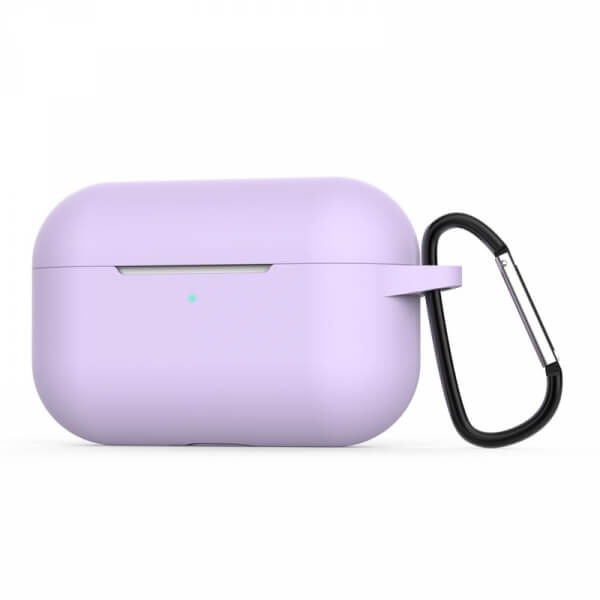 Silikonové ochranné pouzdro pro Apple AirPods Pro  - fialové