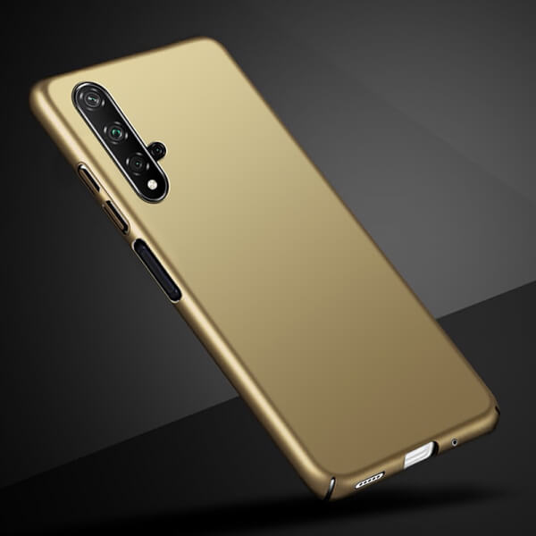 Ochranný plastový kryt pro Huawei Nova 5T - zlatý