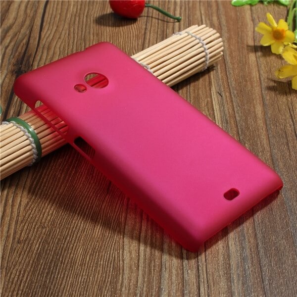 Plastový obal pro Nokia Lumia 535 - tmavě růžový