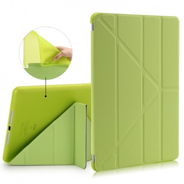 2v1 Smart flip cover + zadní silikonový ochranný obal pro Apple iPad 9.7" 2018 (6. generace) - zelený