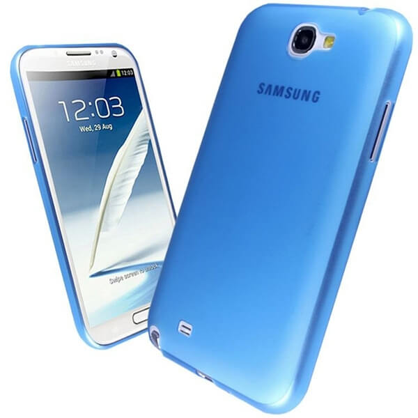 Ultratenký plastový kryt pro Samsung Galaxy Note 2 II - modrý