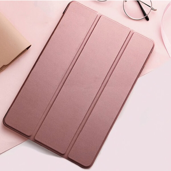 2v1 Smart flip cover + zadní plastový ochranný kryt pro Samsung Galaxy Tab A 8.0 2019 - růžový