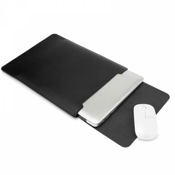 Ochranný kožený obal pro Apple MacBook Air 13" (2018-2020) - černý