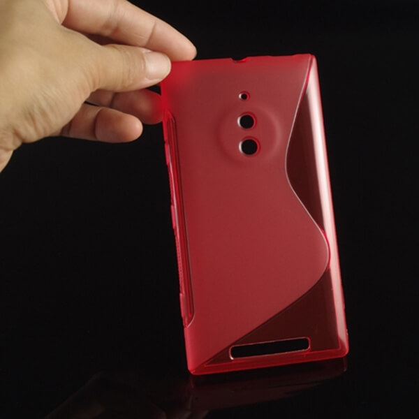 Silikonový ochranný obal S-line pro Nokia Lumia 830 - červený