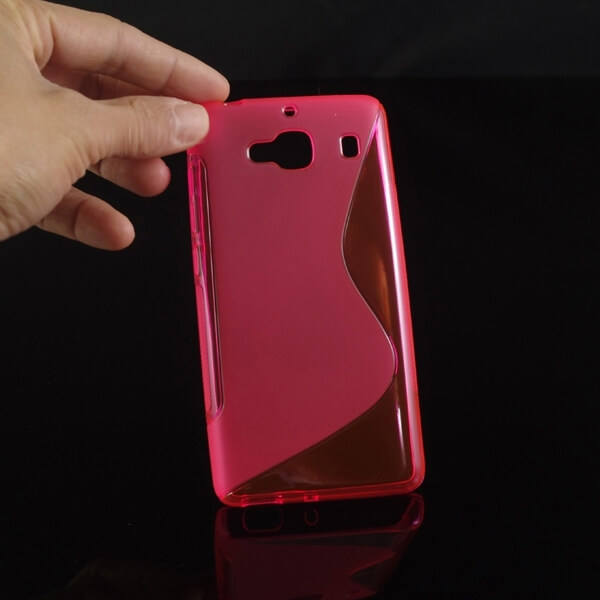Silikonový ochranný obal S-line pro Xiaomi Redmi 2 - růžový