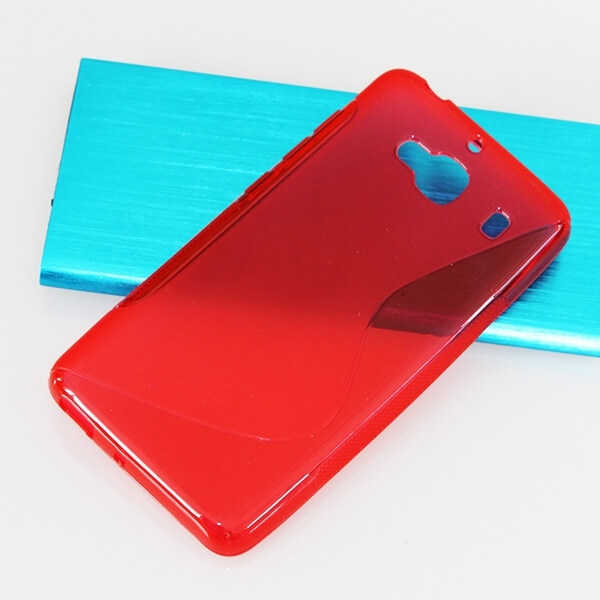 Silikonový ochranný obal S-line pro Xiaomi Redmi 2 - červený