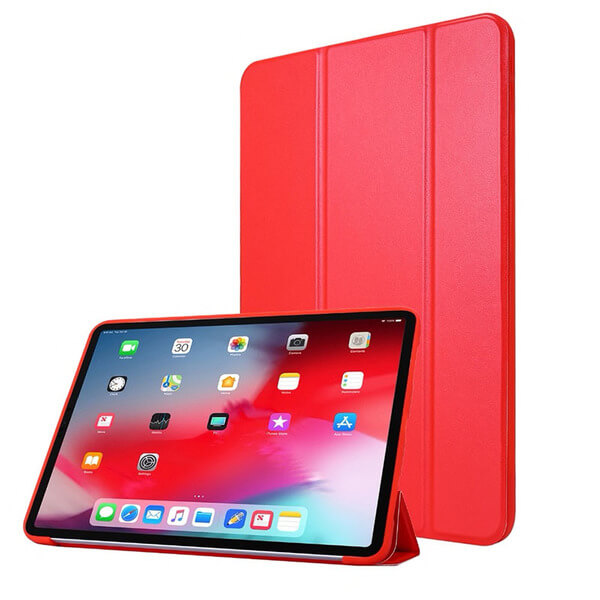 2v1 Smart flip cover + zadní silikonový ochranný obal pro Apple iPad Pro 11" 2020 (2.generace) - červený
