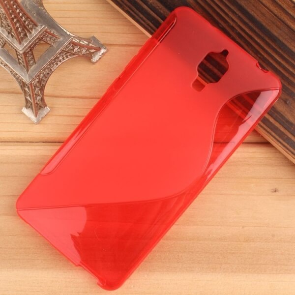Silikonový ochranný obal S-line pro Xiaomi Mi 4 - červený