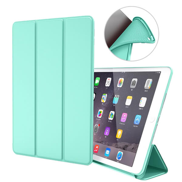 2v1 Smart flip cover + zadní silikonový ochranný obal pro Apple iPad Pro 11" 2020  - zelený