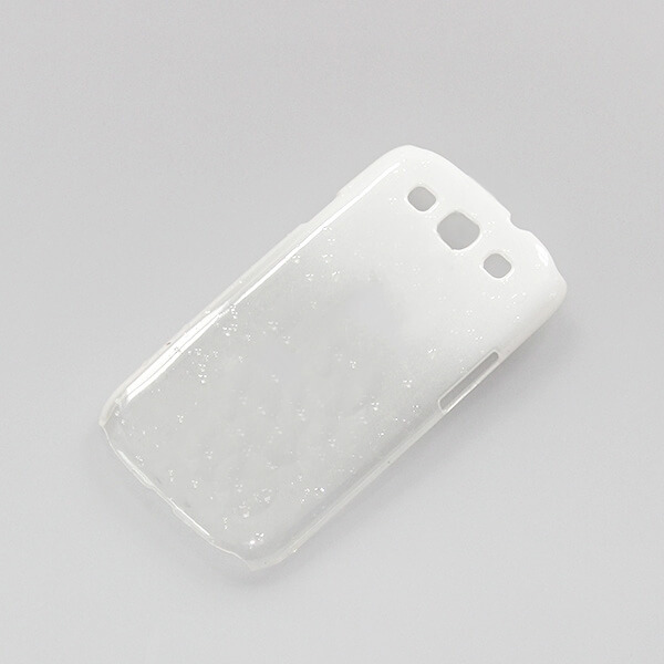 3D Plastový ochranný kryt pro Samsung Galaxy S3 III i9300 - bílý