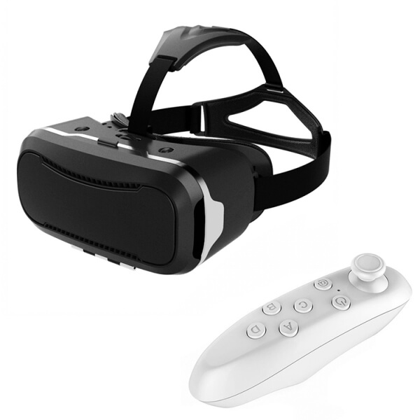 2v1 3D Brýle pro virtuální realitu VR Box SHINECON II s bezdrátovým