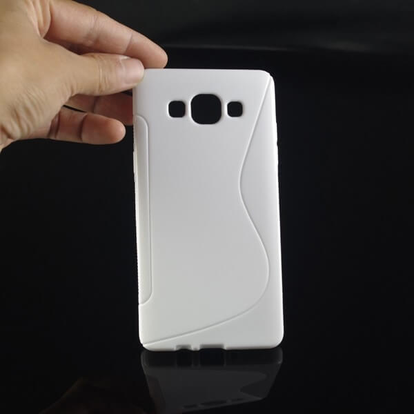 Silikonový ochranný obal S-line pro Samsung Galaxy A5 A500F - bílý