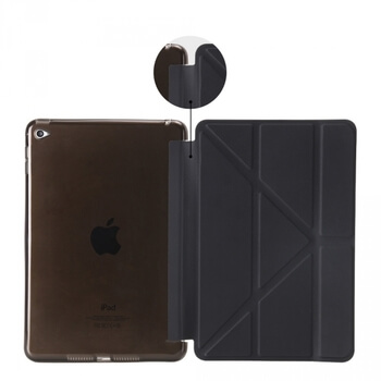 2v1 Smart flip cover + zadní silikonový ochranný obal pro Apple iPad Air 2 9.7" - bílý