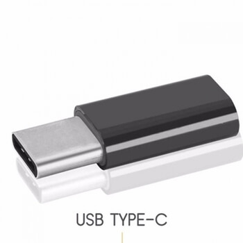 Redukce vstup micro USB do Nový Apple MacBook s Type C výstupem černá