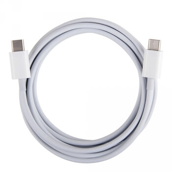 USB-C - USB-C datový a nabíjecí kabel Type-C - bílý