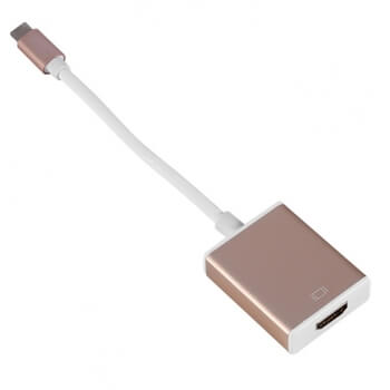 Redukce adaptér z USB-C na HDMI pro Apple MacBook zlatá