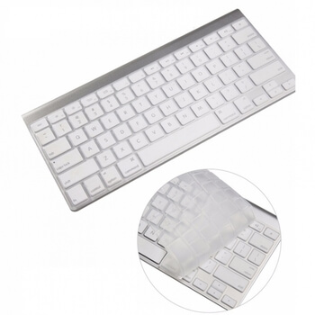 Silikonový ochranný obal na klávesnici EU verze pro Apple Macbook Pro 15" Retina - průhledný
